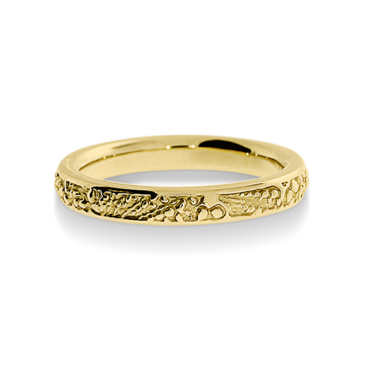 Ring Faun 3 mm 585 Gold Ringweite 52