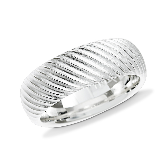 Ring Silber Waves Ringweite 52