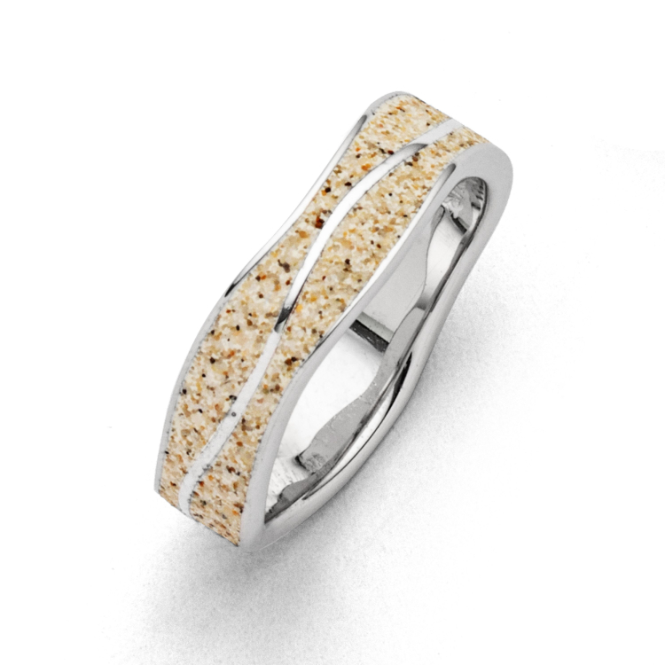 Ring Strandwellen 5 mm Ringweite 52