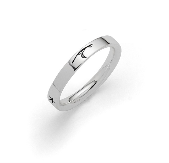 Ring Sylt Silber-oxydiert 35 mm Ringweite 52