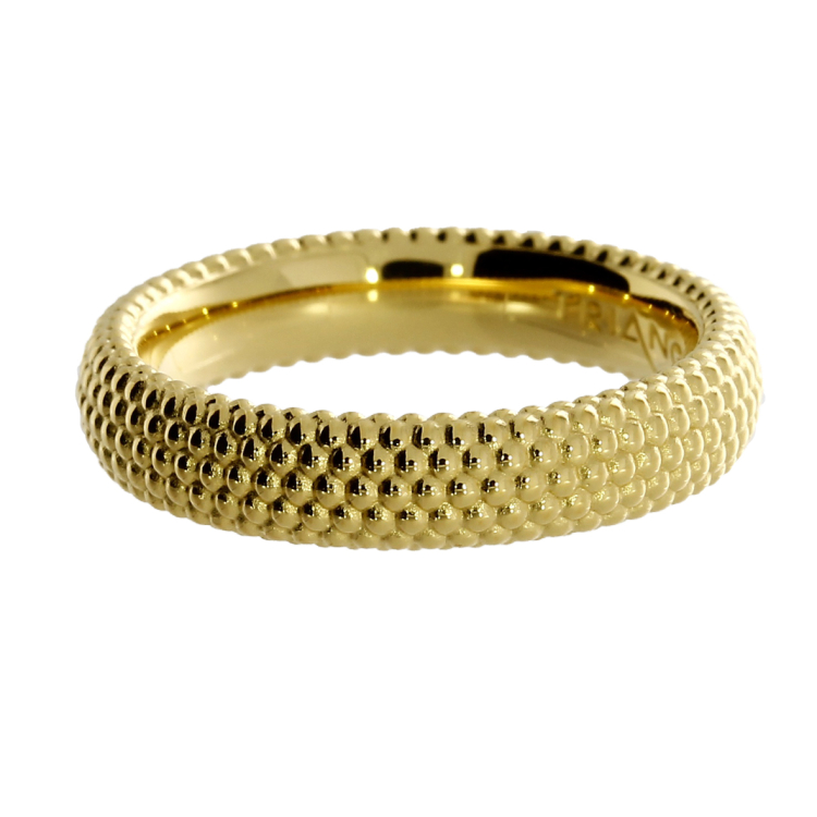 Ring Dots 585 Gelbgold 4 mm breit Ringweite 54