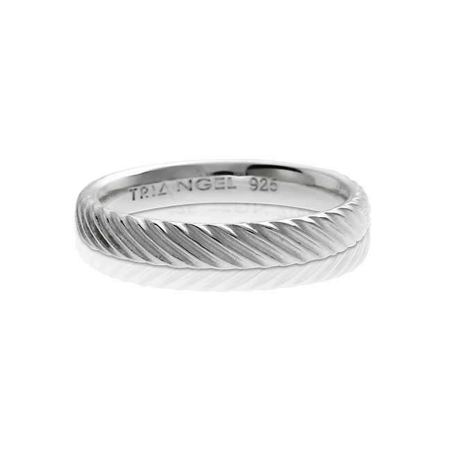 Ring Silber Waves 3 mm Ringweite 56