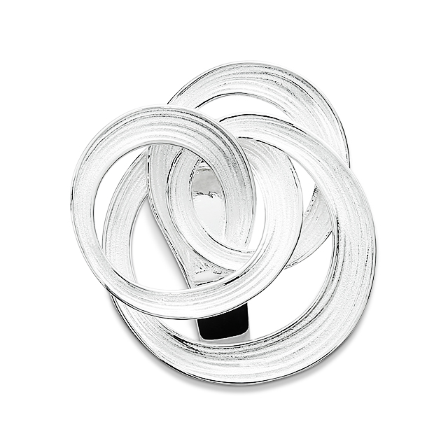 Ring Crease Silber Hullahup Ringweite 56