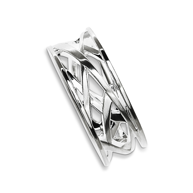 Ring Erde Silber Ringweite 56