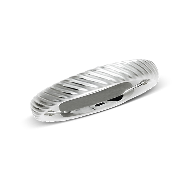 Ring Silber Waves 3 mm Ringweite 60