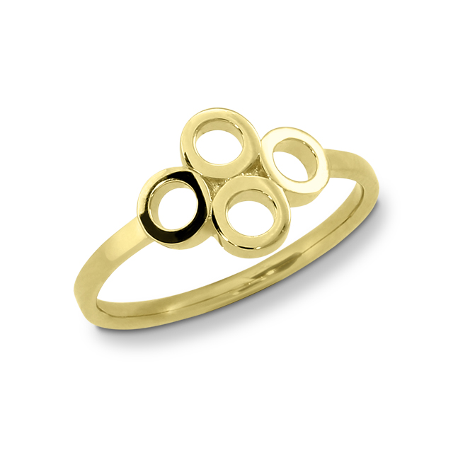 Ring Gold 585 Fleur du tube Ringweite 60