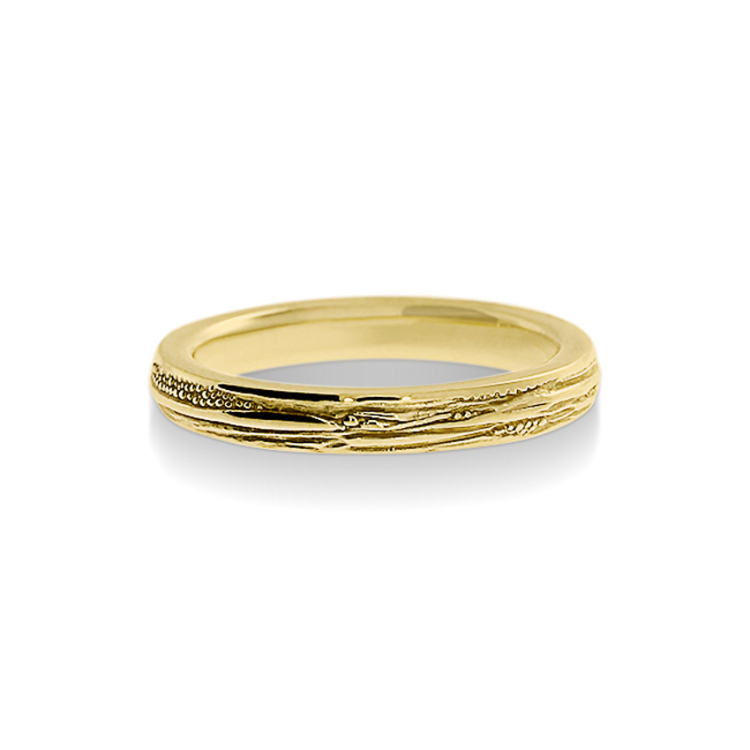 Ring Strandcores 3 mm 585 Gold  Ringweite 64