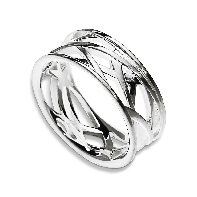 Ring Erde Silber Ringweite 64