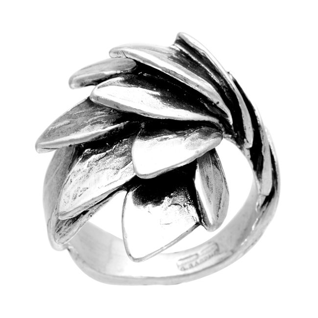 Ring 925 Silber Skin